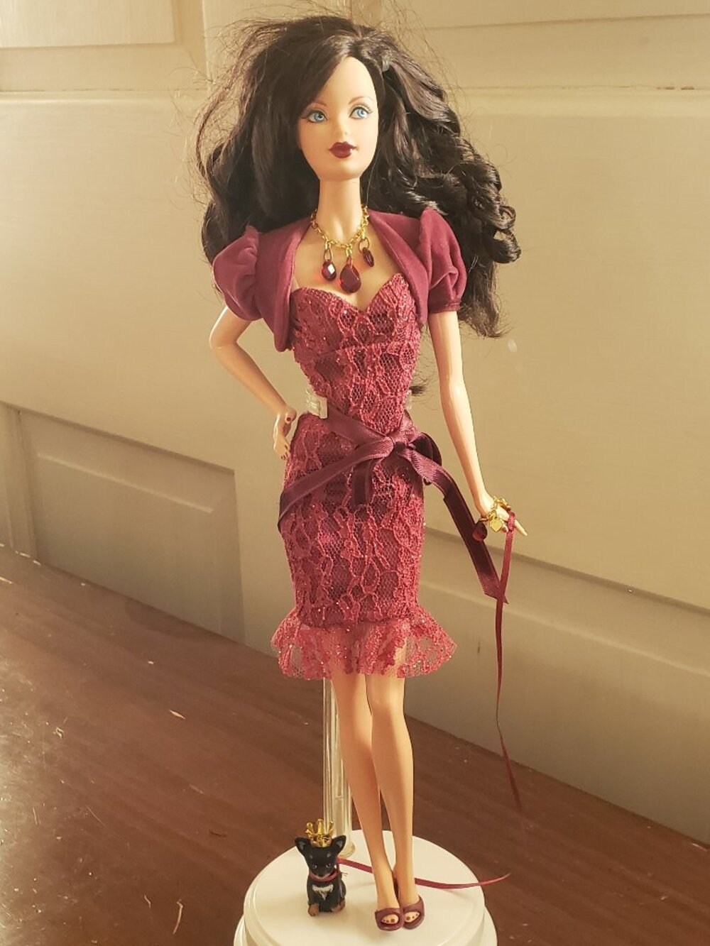 Miss Garnet Birthstone Beauties Collection January Barbie doll